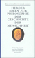 Ideen zur Philosophie der Geschichte der Menschheit