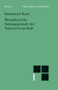 Metaphysische Anfangsgründe der Naturwissenschaft