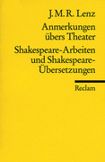Anmerkungen übers Theater