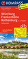 Würzburg - Frankenhöhe - Rothenburg o. d. Tauber - Hohenlohe 1 : 70 000