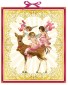 Engeltrio mit Weihnachtsreh. Adventskalender