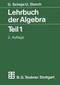 Lehrbuch der Algebra I