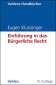 Einführung in das Bürgerliche Recht