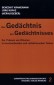 Das Gedächtnis des Gedächtnisses