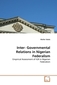 Inter- Governmental Relations in Nigerian Federalism