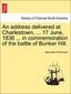 An address delivered at Charlestown, ... 17 June, 1836 ... in commemoration of the battle of Bunker Hill.