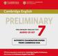 Cambridge Preliminary English Test 7 / 2 Audio CDs