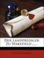 Der Landprediger Zu Wakefield ......