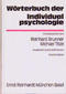 Wörterbuch der Individualpsychologie