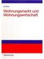 Wohnungsmarkt und Wohnungswirtschaft