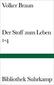 Der Stoff zum Leben 1-4