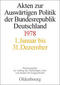 Akten zur Auswärtigen Politik der Bundesrepublik Deutschland / 1978