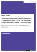 Soll-/Ist-Analyse des Wundmanagements auf Basis des Nationalen Expertenstandards "Pflege von Menschen mit chronischen Wunden"