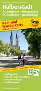Rad- und Wanderkarte Halberstadt, Aschersleben - Blankenburg - Oschersleben - Quedlinburg. 1:50000