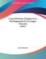 Coup D'Oeil Sur L'Origine Et Le Developpement de La Langue Francaise (1865)