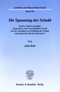 Die Spannung der Schuld