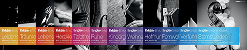 Abbildung aller Cover der Brigitte Edition Erlebnis Klassik - CDs