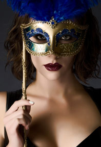 Maskenfrau