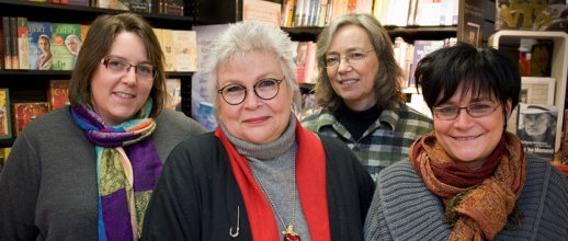 v.l.n.r.: Kerstin Heberer, Christa Schneider, Ulrike Pensel, Kerstin Frieß