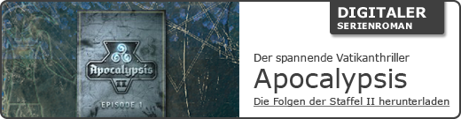 Der spannende Vatikanthriller Apocalypsis - jetzt die Folgen der Staffel II herunterladen!