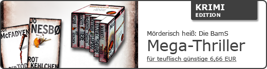 Krimi Edition! Teuflisch gut und Mörderisch heiß: Die BILD am Sonntag Mega-Thriller Edition für günstige 6,66 EUR pro Band