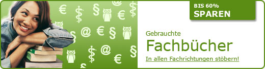 Bis zu 60% günstiger: Gebrauchte Fachbücher
