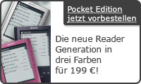 Sony Reader Pocket Edition für 199 EUR